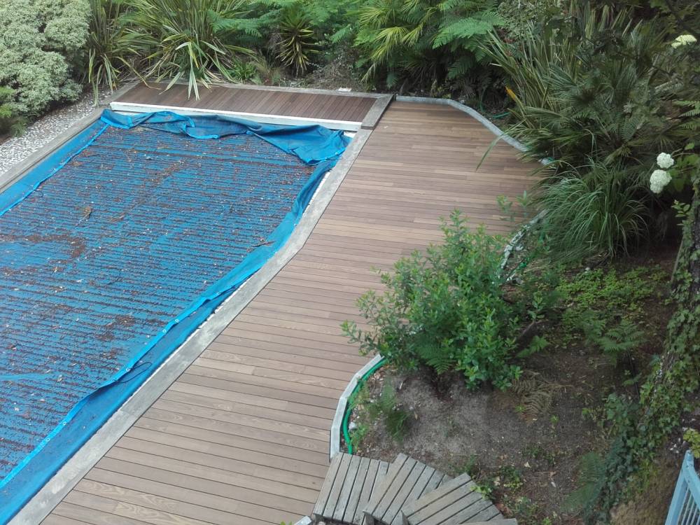 terrasse de piscine